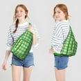 thumbnail image 4 of Urban Checkered Sling - Contemporary Plaid Pattern Crossbody Bag (Streetwear Inspired, Lightweight), 4 of 4