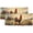 Pattern-5, variant on Rooster Valance Rod Pocket Window Curtain for Kitchen Chicken Farm Rustic Farmhouse Floral Flower Fence Country Retro Window Treatment for Living Room Bedroom Bathroom 54 by 18 in, 2 Panel