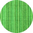 thumbnail image 1 of Ahgly Company Indoor Round Abstract Green Modern Area Rugs, 6' Round, 1 of 4