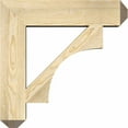 thumbnail image 2 of Ekena Millwork 4"W x 20"D x 24"H Balboa Traditional Rough Sawn Bracket, Western Red Cedar, 2 of 4