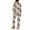 G-Brown, variant on Pajamas for Women Sets Pjs Suits Christmas Bow Print Button Lapel Shirts Straight Leg Elastic Waist Pants Pajama Soft Milk Silk Loungewear Ladies Lounge Sleepwear Suits A-Green M
