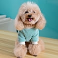 thumbnail image 3 of Frogued Winter Warm Plush Two-legged O-neck Dog Puppy Vest Shirt Sweater Pet Clothes (Red,XS), 3 of 13