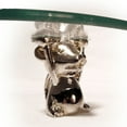 thumbnail image 2 of Leeber 87628 Elegance Glass Cheese Tray with Mice Feet Stands, 10 in., 2 of 2