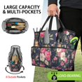 thumbnail image 2 of Garden Tool Bag,Pioneer Flower Floral Print Pattern Garden Tool Organizer,Garden Gifts,Waterproof Multi-Pocket Garden Tool Storage 11.8x5.5x11.4 Inch(Tools NOT Included), 2 of 6