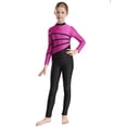 thumbnail image 2 of TTAO Kids Girls Gymnastic Full Body Jumpsuit Ballet Yoga Dance Unitrad Catsuit Hot Pink 16, 2 of 7