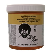 Bob Ross Liquid Base Coat, 237ml Jar, Liquid Clear