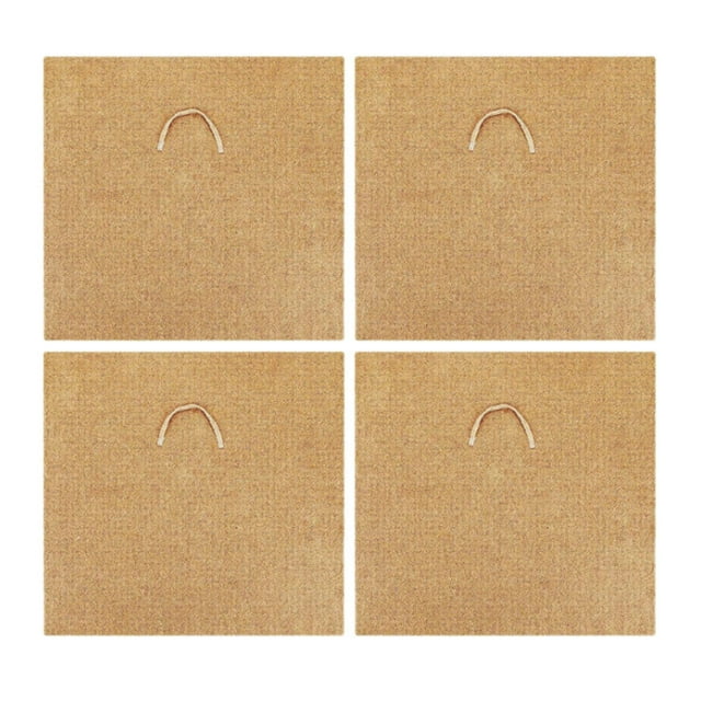 Manta de gusanos para decoración de jardín, Compost que se adapta a cualquier bolsa de basura de gusanos, macetero de 60x60cm, almohadilla para caja 4 piezas