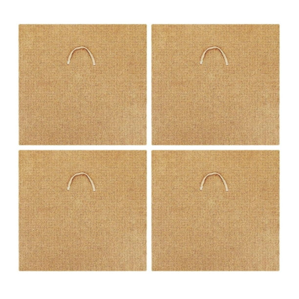 Manta de gusanos para decoración de jardín, caja de ventana oscura para mantener la lombricultura, 60x60cm, cesta de flores para exteriores, abono, co 4 piezas