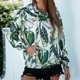 thumbnail image 2 of Blusa informal con bolsillo de manga larga y estampado de moda para mujer Pompotops  gfhjh6880, 2 of 9