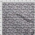 thumbnail image 4 of oneOone Silk Tabby Gray Fabric Floral Diy Clothing Quilting Fabric Print Fabric By Yard 42 Inch Wide, 4 of 5