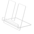 thumbnail image 3 of Book Reading Stand, Foldable Iron Display Stand Book Stand Laptop Stand Multifunction Rust Prevention Simple Folding Book Stand Support Folding Book Stand Iron for Reading, 3 of 8