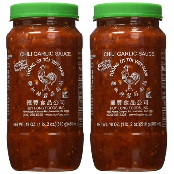 Huy Fong Fresh Chili Garlic Sauce 18 oz (Pack of 2) 1 NEW
