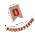 thumbnail image 2 of unbranded Bunting Rústico Concessions En Arpillera Color Para De Fiestas Temáticas Deportivas, 2 of 7