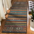 thumbnail image 4 of Ottomanson Non-Slip Hallway Runner Rug 1'10" x 7' Perfect for High Traffic Areas, Multi Stripes, 4 of 8