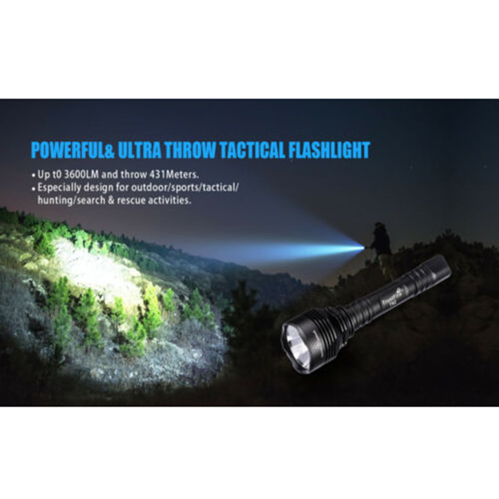 Trustfire T62 Tactical LED Flashlight 3600LM CREE XHP70 18650 Searchlight Torch 