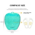 thumbnail image 4 of Eutuxia Shower Foot Scrubber Massager Cleaner Acupressure Mat with Non-Slip Suction Cups, 4 of 5