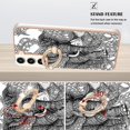 thumbnail image 3 of Funda para Samsung Galaxy S23+ 5g con galvanoplastia de doble cara IMD y soporte para anillo (sonrisa), 3 of 5