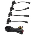 thumbnail image 3 of 4 Uds. de Luces LED para Parrilla Delantera Coche, LáMpara Externa, Luz áMbar Ahumada,, 3 of 5