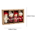 thumbnail image 3 of Árbol de Navidad Papá Noel Muñeco de Nieve Colgante de Lana onlyliua Decoraciones Navideñas, 3 of 6