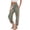 Army Green, variant on Mlqidk Wide Leg Pants Woman Summer Casual Boho Floral Comfy Harem Pants Elastic Waisted Loose Fashion Lounge Pants Beach Travel Clothing with Pockets Light Purple S