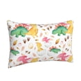 thumbnail image 2 of Bingfone Cute Baby Dinosaurs Standard Size Pillowcase, Long Staple Pure Cotton Envelope Closure Pillow Cover(without pillow core),16"X24", 2 of 9