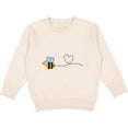 thumbnail image 2 of Inktastic Cute Flying Bumble Bee Toddler Sweatshirt, 2 of 4