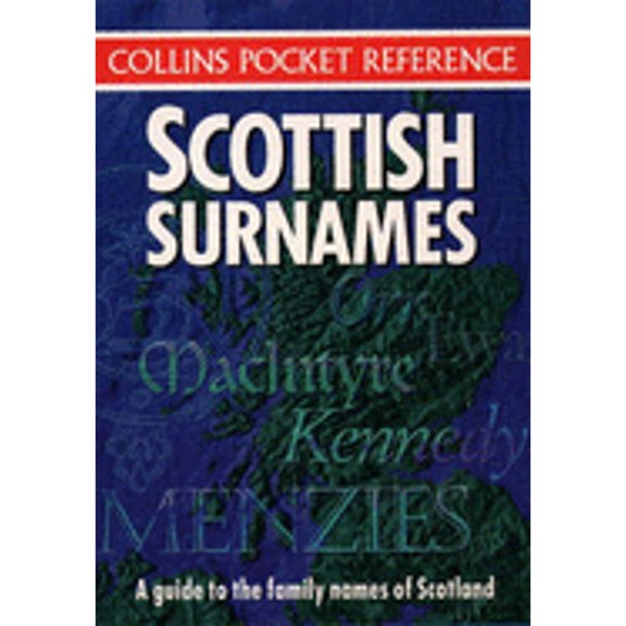 Pre-Owned Scottish Surnames (Collins Pocket Reference) (Paperback) 0004704630 9780004704630