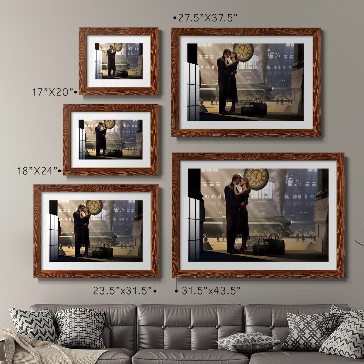 Au Revoir-Premium Framed Print - Ready to Hang