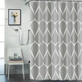 thumbnail image 1 of Waterproof Bathroom Curtain with Non Perforated Design, High End Shading Cloth for Shower Partition, Removable Liner, 1 of 7