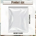 thumbnail image 3 of 1PC Small Clear Resealable Plastic Bags,Mini Zip Pouches for Snacks,Jewelry,Crafts,Pills -Petite Transparent Self-Sealing Storage Bags Durable Leakproof Storage (70cm×50cm/27.523.6"×19.7"), 3 of 9