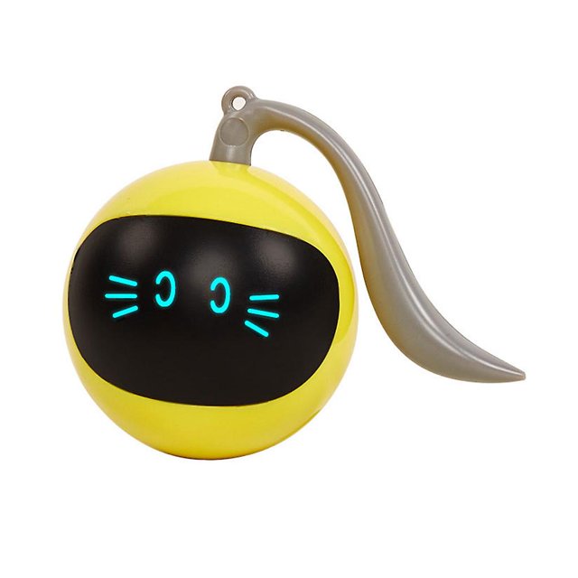 Juguetes giratorios automáticos para juguetes inteligentes para gatos, pelota de salto eléctrica Usb, más Exe