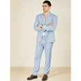 thumbnail image 5 of Men's 2 Piece Slim Fit Pinstripe Seersucker Suit Lightweight Breathable for Beach Wedding Summer Formal, 5 of 6