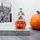 thumbnail image 4 of Halloween Esqueleto Calabaza Cráneo Resina Ornamento | Cabeza de calabaza Decoración colgante | Decoración del festival multicolor pintada a mano | 7.48x3.94x3.15in | Espectacular acento de la, 4 of 6