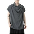 thumbnail image 1 of ameIAEA Mens Short/Half Sleeve Solid Color Basic Tee Tops Summer Casual Loose Beach Shirts, 1 of 3
