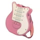 thumbnail image 3 of Bolso de hombro con forma de guitarra para mujer, de piel sintética, ligero, tipo bandolera. Rosa, 3 of 9