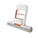 thumbnail image 5 of Mini trapeador de limpieza de mano autoapretable con cabezal de esponja súper absorbente para baño Blanco Naranja, 5 of 9