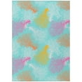 thumbnail image 4 of Addison Rugs Indoor/ Outdoor Surfside Coral Rug New Aqua - 3' x 5', 4 of 4