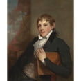 thumbnail image 2 of Gilbert Stuart 12x14 Black Ornate Wood Framed Double Matted Museum Art Print Titled: John Randolph (1804-1805), 2 of 5