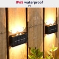 thumbnail image 4 of Luz de jardín con energía Solar ABS, reemplazo montado en la pared, 4 cuentas decorativas para Parque, Patio, atmósfera, lámpara, herramienta Iluminación y accesorios Iluminación Cálida Bewildely HA073270-02, 4 of 6