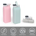 thumbnail image 4 of Langgg Portable Collapsible Water Bottle Foldable Water Bottle for Travel Sports Bottles Leak Proof Water Bottle, 4 of 7