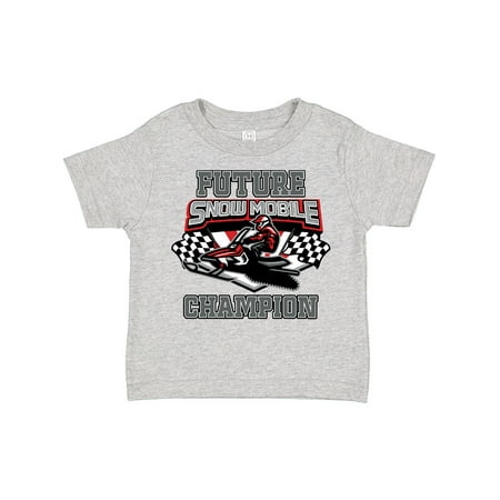 

Inktastic Future Snowmobile Champion Gift Toddler Boy or Toddler Girl T-Shirt
