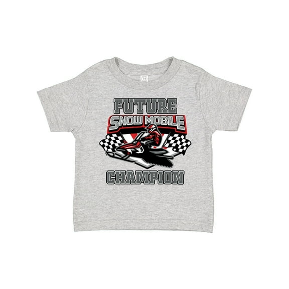 Inktastic Future Snowmobile Champion Boys or Girls Toddler T-Shirt