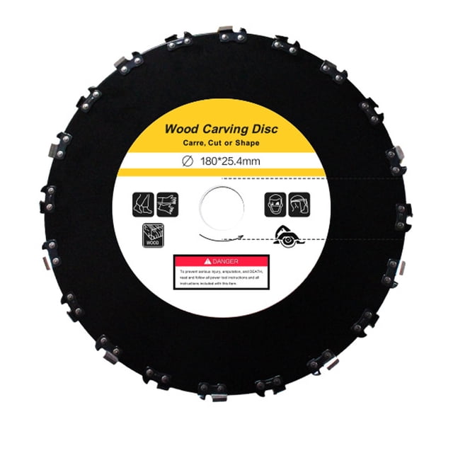 Graflsoa Heavy-Duty 16-Tooth Manganese Steel Trimmer Blade for Gas-Powered Brush Cutters and Tree Sawing