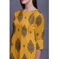 thumbnail image 4 of Bimba Straight Kurtis For Women Long Kurti Dress Printed 3/4 Sleeve Indian Top, 4 of 6