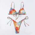 thumbnail image 4 of DPTALR Women's New Fashion Printing Stitching Split Swimsuit Sexy Swimwear, 4 of 8
