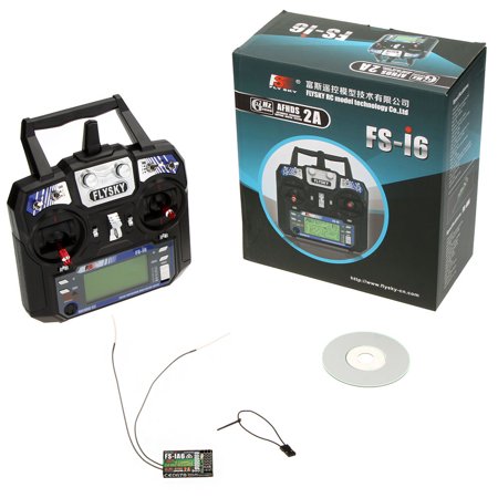 Flysky FS-i6 AFHDS 2A 2.4GHz 6CH Radio System Transmitter for RC Helicopter Glider with FS-iA6 Receiver Mode 2