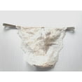 thumbnail image 4 of Victoria's Secret Micro Lace Shine Strap Cheekini/Cheeky Panty Coconut White Size X-Large NWT, 4 of 4
