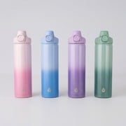 TAL 28oz Stainless Steel Ranger Push Lock Lid Water Bottle, Purple Shimmer