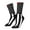 2 Black-2, variant on Firefighters USA Flag Pattern Sport Socks for Women and Men Crew Socks Sporty Calf Socks Casual Socks