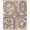 Beige, Pattern 10, variant on ODIKA 4'x6' Olive Green Art Geometric Octagonal Washable Area Rug Contemporary With Central Star Motif And Angular Border Framework Non-Slip, Chair-Friendly, Flatwoven for Home Office, Under Desk